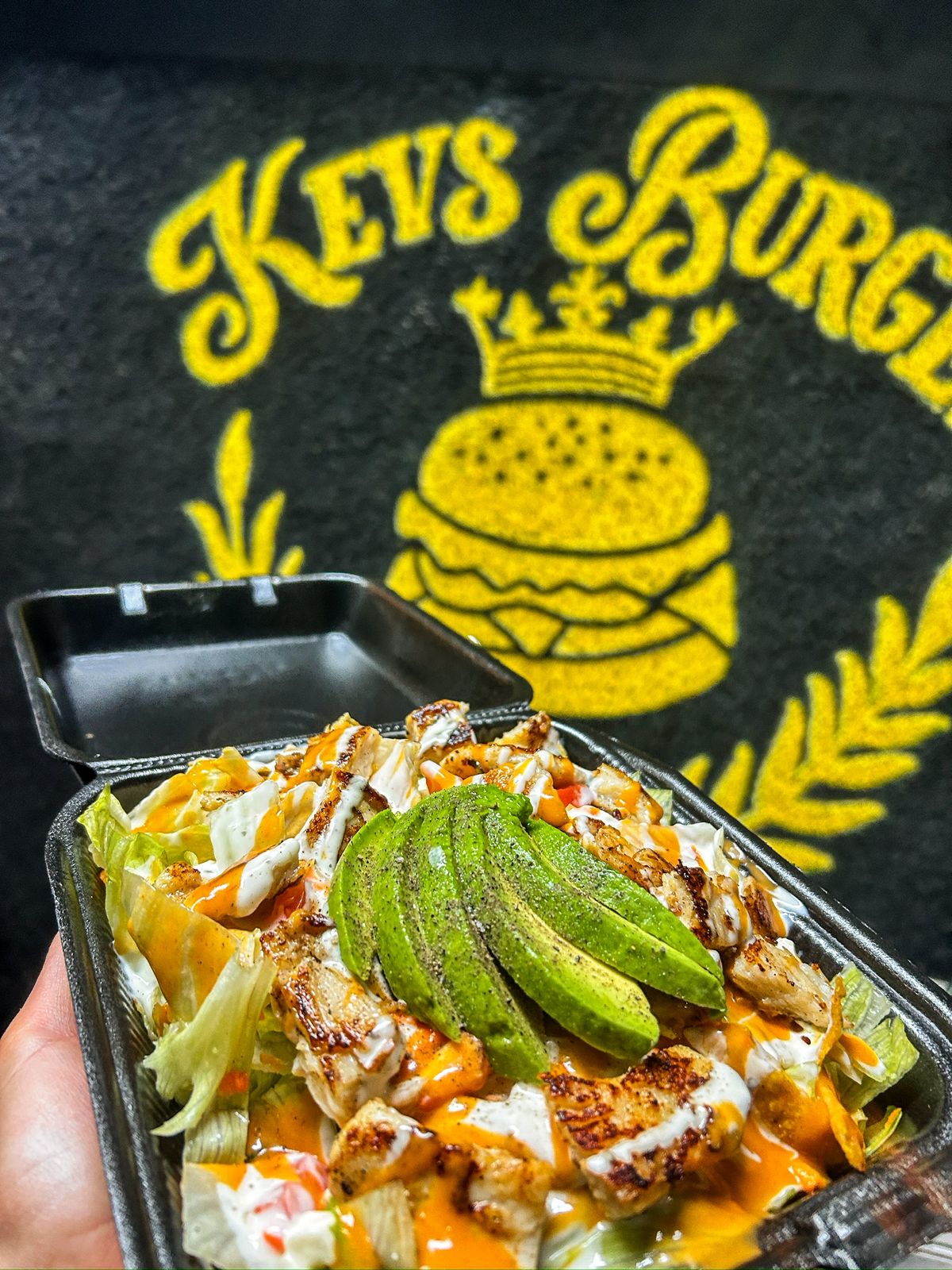 Boneless Kevs Burger